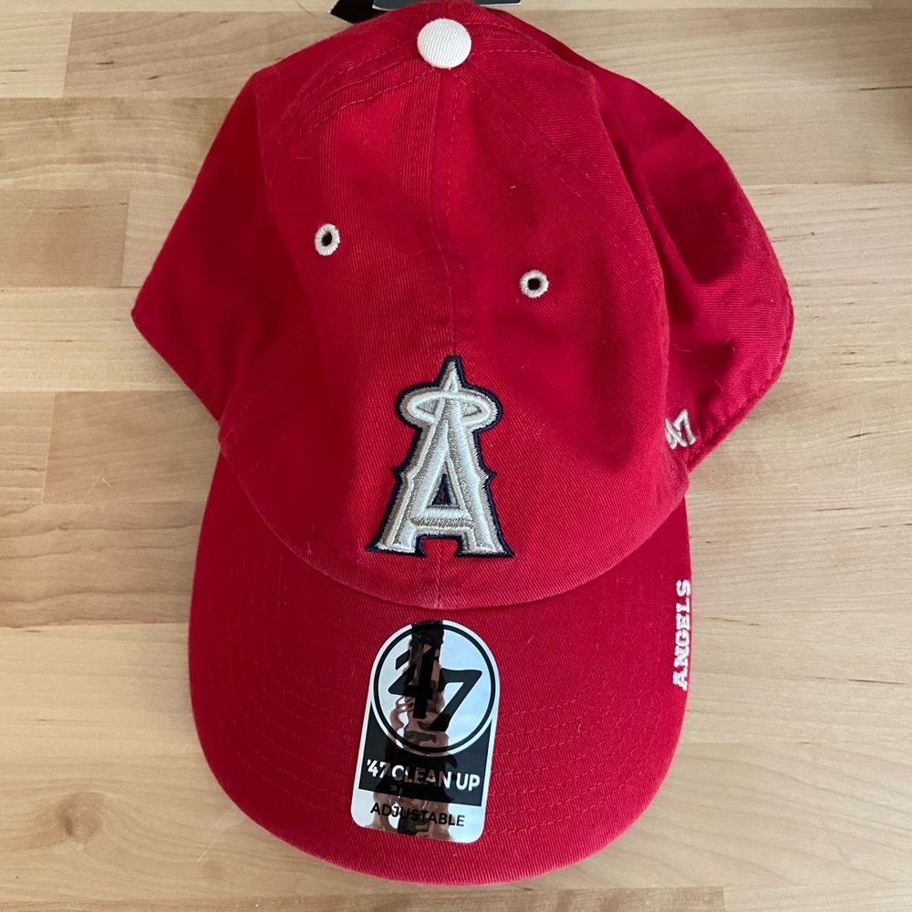 Angels Red ‘47 Brand Hat, Brand New Never Worn